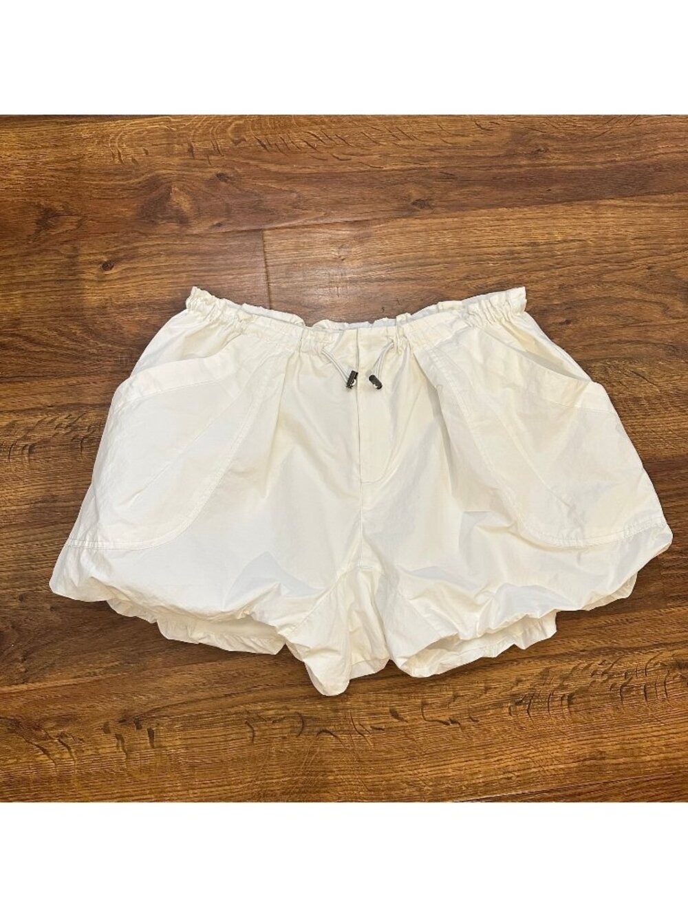Free People Camp Out Nylon Parachute Bubble Shorts